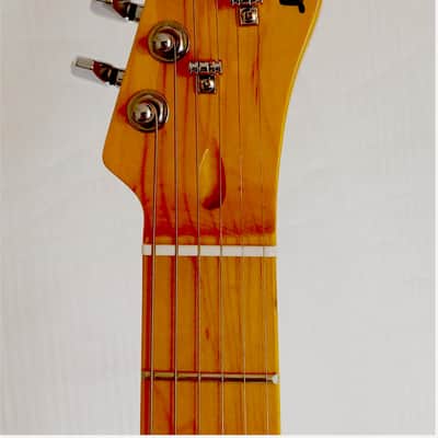 Leo Jaymz Elite Series "Popcaster" Electric Guitar - Sparkle Pink image 2