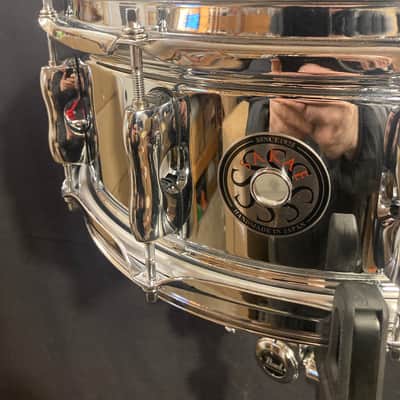 Sakae - 5.5x14" SDM1455T 10-Lug Snare Drum 2016 - Chrome image 5