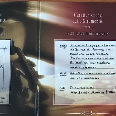 Italian Violin hand made crafted by Master Vladimir Ivanov maker 4/4 2019 - Red Nathan Milstein Stradivarius 1716 Strad better than 1715 Cremonese apprentice of Master Gio Batta Morassi image 5