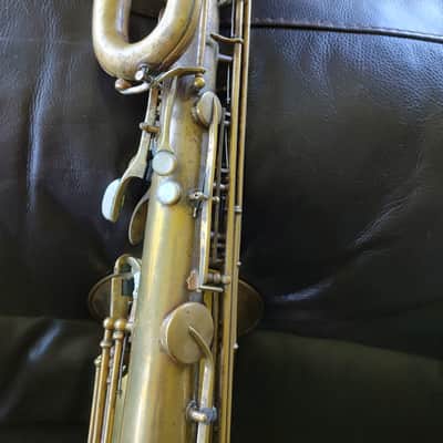Buescher Baritone Saxophone True Tone 1931 - Bare Brass image 12