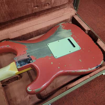 Fender Custom Shop Michael Landau '63 Stratocaster Relic 2013 - Present - Fiesta Red over 3-Color Sunburst image 7