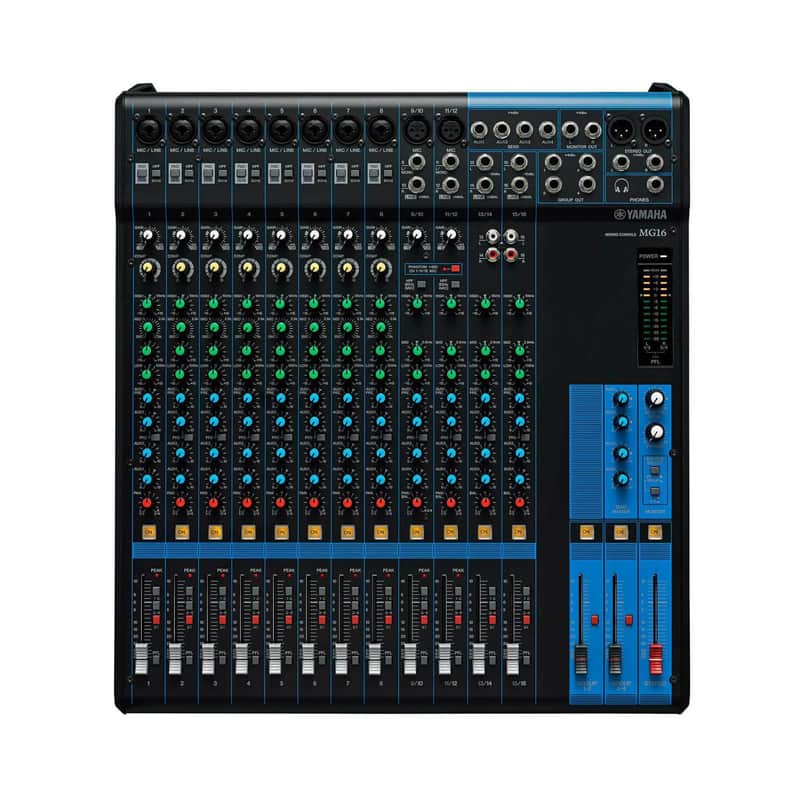 Yamaha MG16 16-Input 6 Bus Mixer image 1