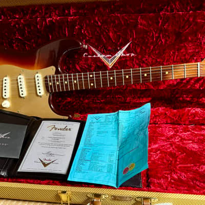 Fender Stratoscaster CC Ltd 57 2021 - Sumburst, Rosewood neck image 1