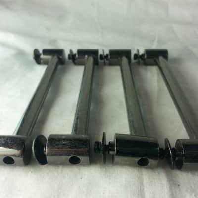 *Custom 4x Tube Lugs Black Nickel 5" Hole Spacing for 6,8-10" Tom Drums Set/Kit* image 2