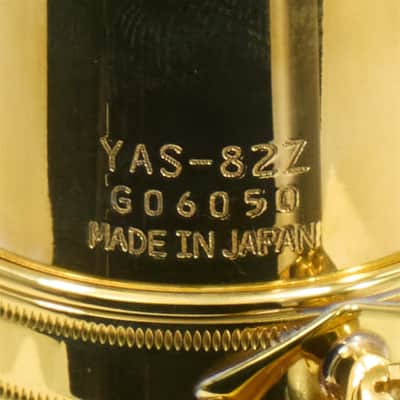 Yamaha Model YAS-82ZIIU 'Custom Z' Alto Saxophone - Unlacquered Finish SN G06050 image 14