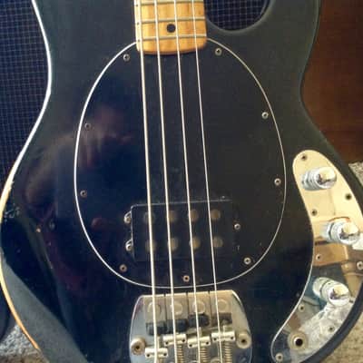 Musicman Stingray Bass 4 string 1987 Black....fantastic Flea Tone image 11