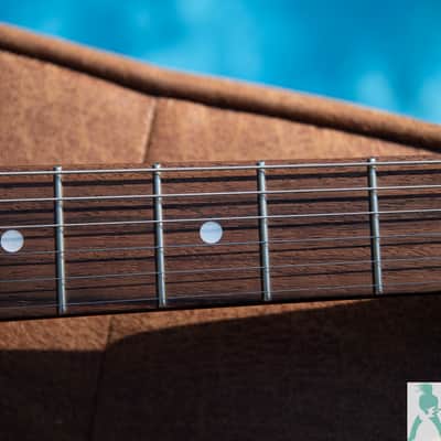 2010 Fender MG69/MH - '69 Mustang Reissue - Candy Apple Red w Matching Headstock - Pro Set Up w Perfect Frets/Action/Intonation! image 11
