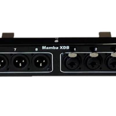 Mamba 8x8 Analog (Mic/Line/Instrument) or DMX 3 pin or AES/EBU over 4 CAT5/6 patch bay (Price for 2 units or Set) image 2