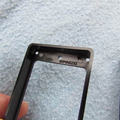 Dimarzio USA Pickup Surrounds Black Neck & Bridge Position Pickup Rings Dimarzio USA Pickup Surrounds Bridge & Neck Positions image 3