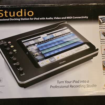 Behringer iStudio iS202 iPad Docking Station and Interface 2010s - Black image 3