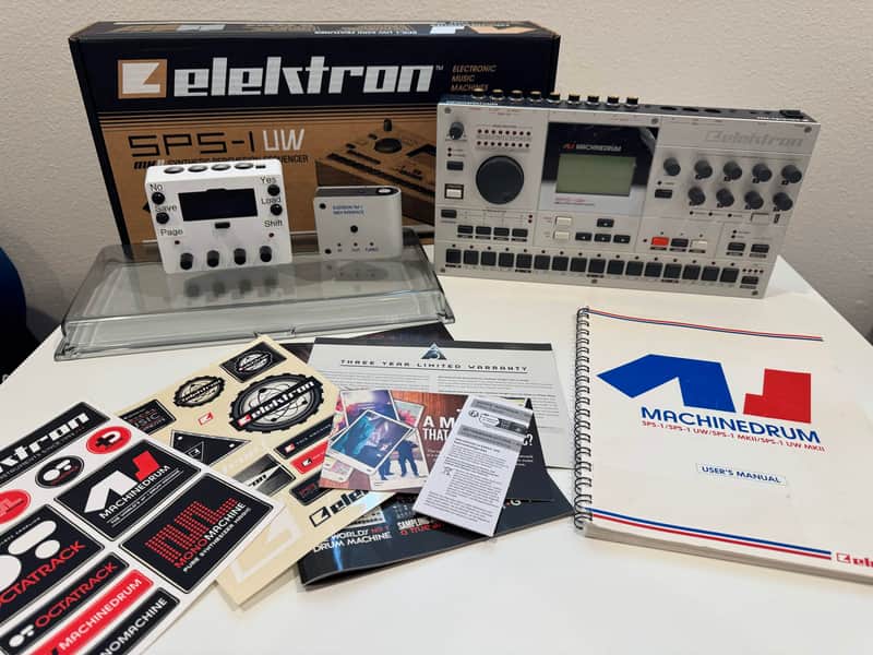 Elektron Machinedrum SPS-1UW+ MKII with MegaCommand and all accessories image 1