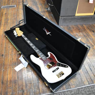 Fender Custom Shop American Custom Jazz Bass NOS White Blonde w/Hard Case image 9