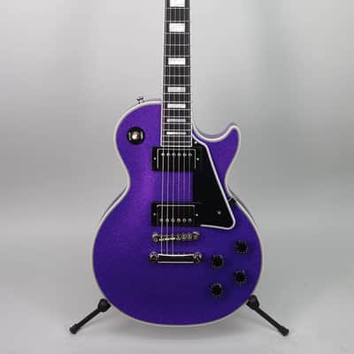 Epiphone Inspired by Gibson Custom Les Paul Custom Amethyst Sparkle image 2