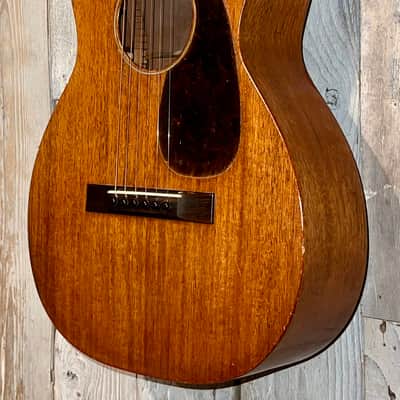 1931 Martin 1-17 Parlor Guitar Natural Mahogany, Excellent Example of a Super Pre War Martin ! image 5