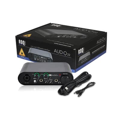 ROQ Audio AUDIQ22 2 IN 2 OUT USB microphone interface image 1