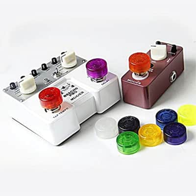 Mooer Candy Footswitch Topper Guitar Effects Pedal Footswitch toppers 6 pieces Red image 3