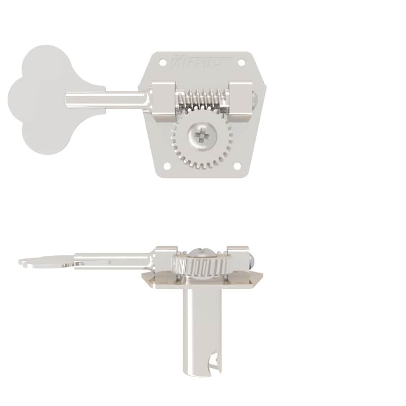 NEW Hipshot HB3 BASS TUNER - CLOVER KEY - NICKEL TREBLE 20310NT image 1