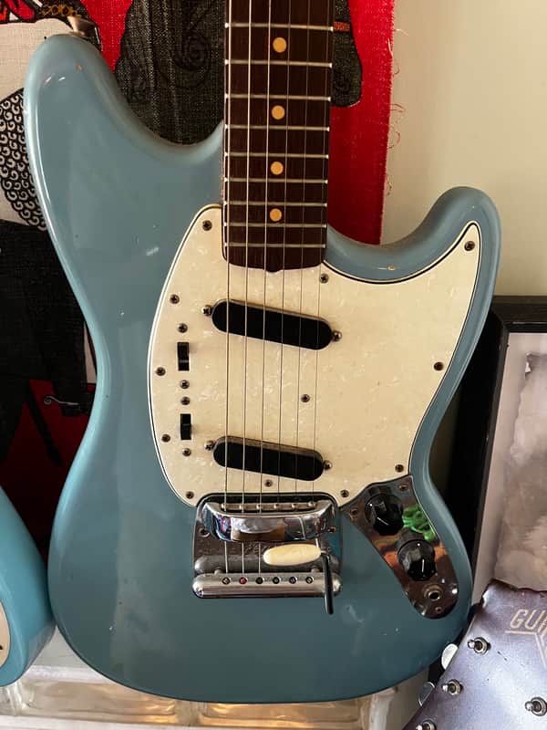 Fender Mustang 1967 - Daphne Blue image 1