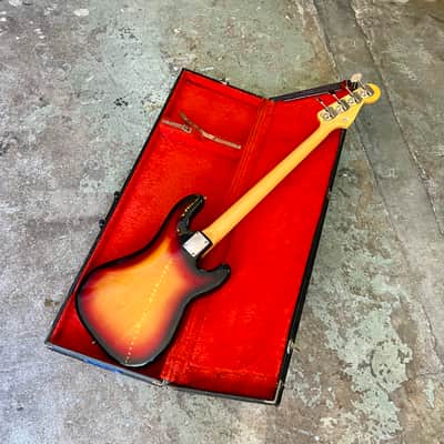 LEFTY! -Greco Brazen Picker P bass 1980 - Sunburst original vintage MIJ Matsumoku left handed precision LH image 14