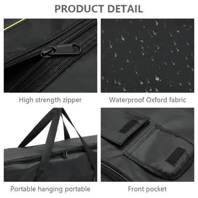 New Black 61 Key Keyboard Gig Bag Case Portable Durable Keyboard Piano Waterproof 600D Oxford Cloth Carrying Handle image 2