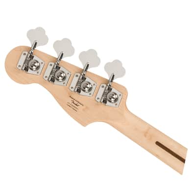 Squier Affinity Series Precision Bass PJ - Olympic White w/ Maple FB image 5