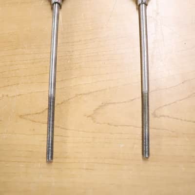 Ludwig Club Date Bass Drum T Rods & Claws 2pk Nickel Vintage 1960's image 5