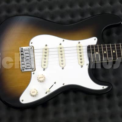Squier by Fender Stratocaster Electric Guitar Pack, Short-Scale - Brown Sunburst image 5