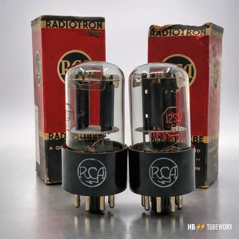 NOS MATCHED /CODE MATCHED RCA/12SL7GT/1953/HICKOCK TESTED image 1