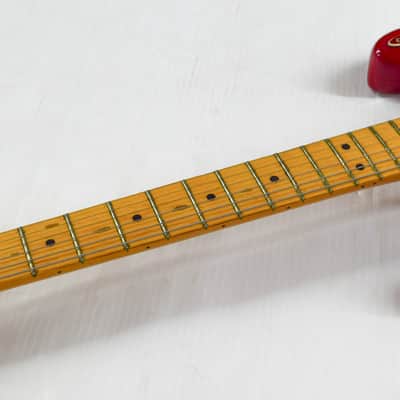 Fender Strat Plus Deluxe with Maple Fretboard - Crimson Burst image 8