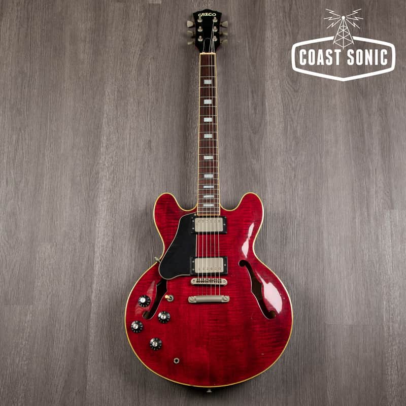 1979 Greco SA-700 Left Hand Flame Maple Made in Japan Lefty | Reverb