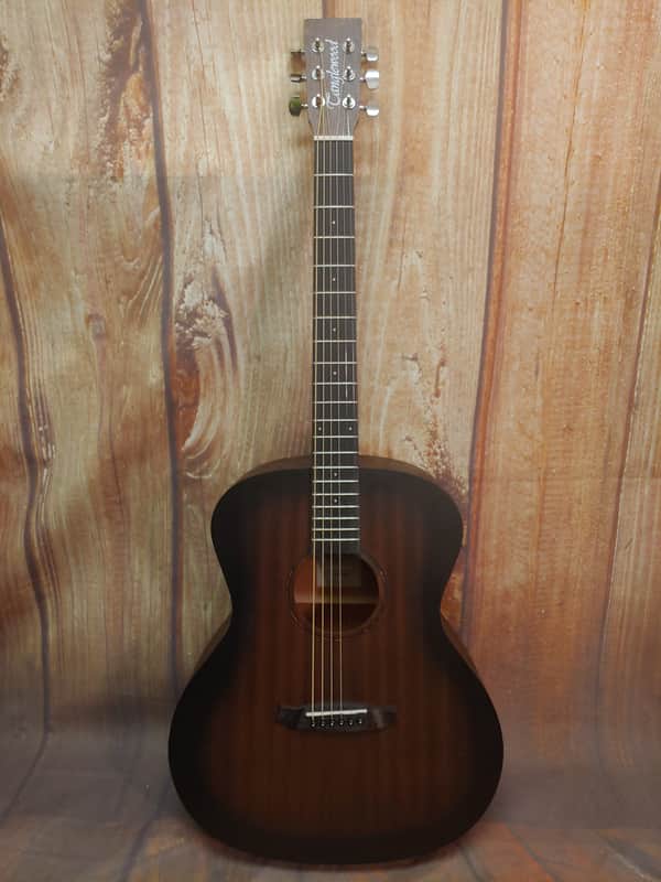 Tanglewood TWCR-OE Crossroads Mahogany Orchestra with Electronics and Techwood Fretbaord 2016 - Present - Whiskey Barrel Burst Satin image 1
