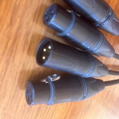 Mogami / Neutrik / LA Pro Audio 2-Channel Insert Cable | Made from Mogami 2931 & Neutrik Gold | 2 x 1/4" TRS to 4 x XLR 2 image 3