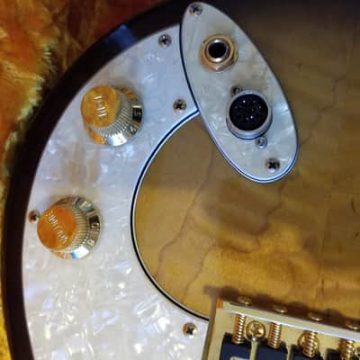 Pentasystem Pentaula 5-string electric mandola  1990s sunburst image 7