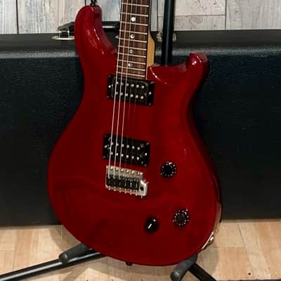 Nice 1994 PRS CE 22 Mahogany Tremolo , Vintage Cherry HSC image 21