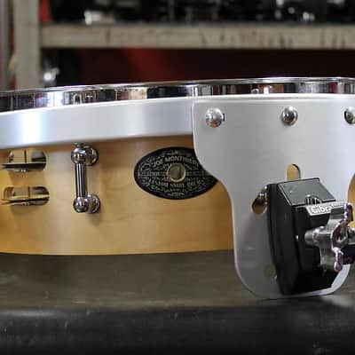 Montineri Custom Drums 4x12 Tamborine Snare Drum in Natural Finish image 6