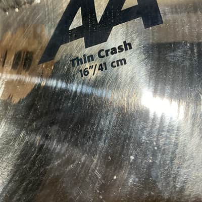 SABIAN 16" AA Thin Crash, Brilliant *OPEN BOX* image 3