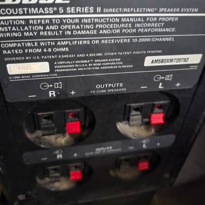 2 Bose Acoustimass 5 Series II 1990s - Matte black image 2