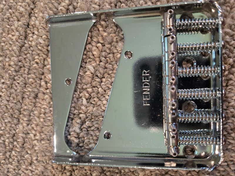 Fender Telecaster Bridge - Chrome image 1