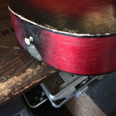 Telestar "Quality Guitar" acoustic 22" scale 1960's Sunburst image 7
