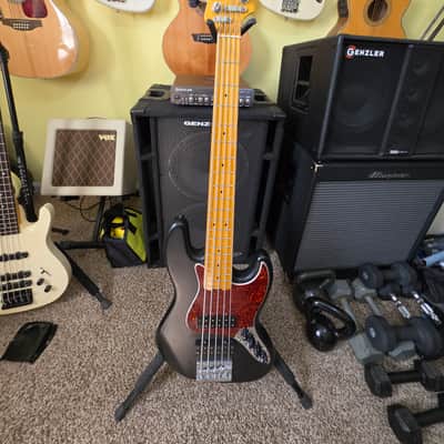 Fender Modern Player Jazz V 2013 - Black Satin image 1