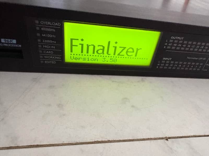 TC Electronic Finalizer 96K Digital Mastering Processor 2010s - Black image 1