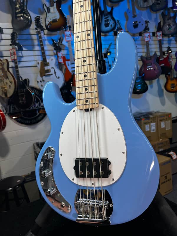 Sterling By Music Man StingRay RAY4 Bass Guitar Left-handed - Chopper Blue Auth Dealer! 460 GET PLEK'D! image 1