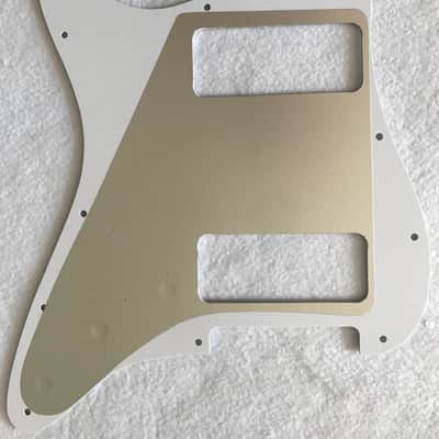 For Fender Stratocaster Strat P90 2 Pickup Guitar Pickguard, 3 Ply White image 6