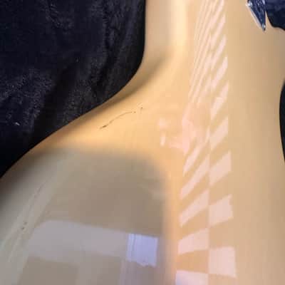 Fender Limited Edition 60th Anniversary Classic Jazzmaster Vintage Blonde with Upgraded Bridge and Fender Hard Case image 7