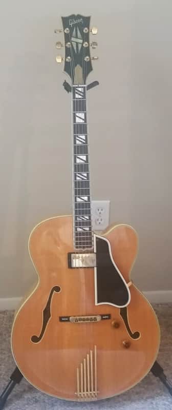 Gibson Super V CES 1980 Custom Natural Blonde Single Wes Montgomery Humbucker image 1