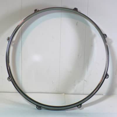 Pair of 14" 8 Lug Die Cast Hoops / Black Nickel image 4