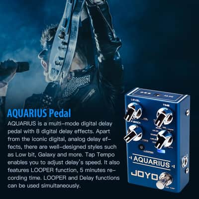 Joyo R-Series R-07 Aquarius Multi-Mode Delay & Looper Guitar Pedal, (Price includes the import duty for US buyer) image 2