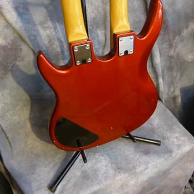 Peavey Hydra Double Neck Electric Guitar 1980's Red image 11