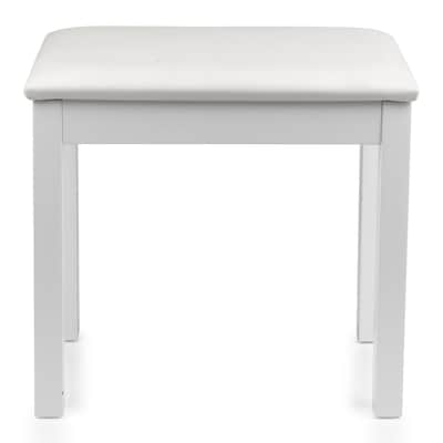 Gator Traditional Wooden Piano Bench In White image 2