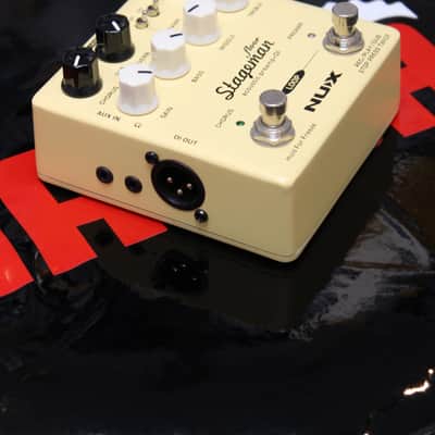 NuX NAP-5 Stageman Floor Deluxe Acoustic Preamp / DI 2010s - Yellow image 3